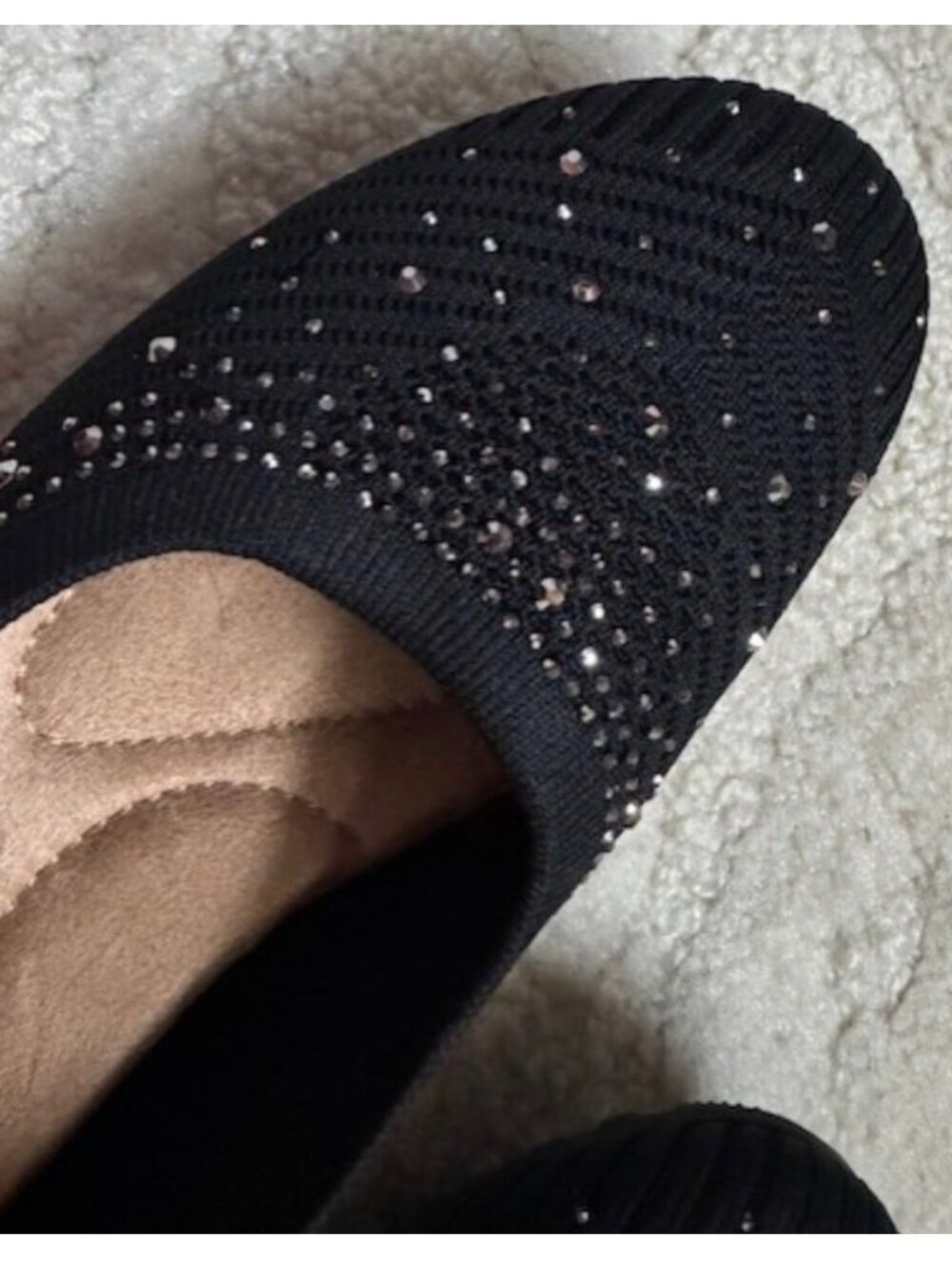 Ballet Flat with Rhinestones - Picture 2 of 3
